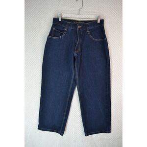 South Pole Men's 32 Dark Wash Wide Leg Baggy Jeans Y2K